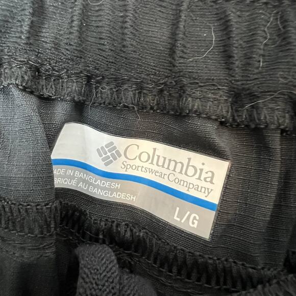 Columbia Shorts Womens Large Black Onmi Shade Elastic Waist Hiking Outdoor NWT - Picture 3 of 10